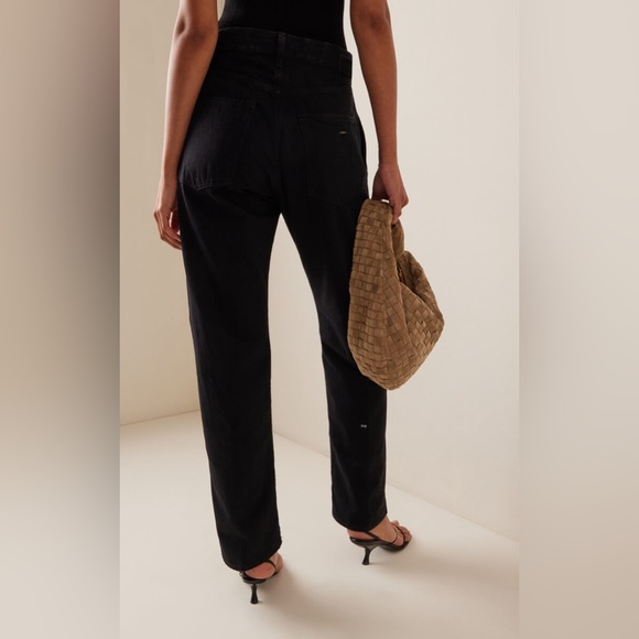 Moda Operandi - Made in Tomboy - Black”kris” High-Rise Straight Leg Denim 26 2 - Picture 4 of 5